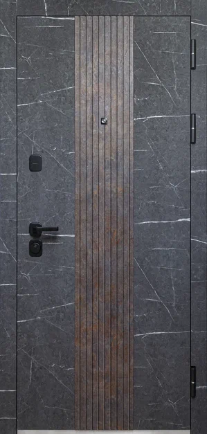 Феррони Входная дверь Luxor 2МДФ Стоун Рейки, арт. 0005618